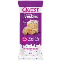 Quest 糖霜蛋白饼干 生日蛋糕味 50g 双块装