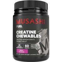Musashi 武藏 肌酸咀嚼片 莓果味 60 片
