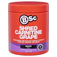 BSc Shred 左旋肉碱冲调粉 葡萄味 300g
