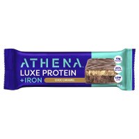Athena Luxe 蛋白棒 含铁配方 巧克力焦糖味 55g