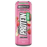 Muscle Nation 气泡蛋白水 草莓苹果味 330ml