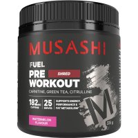 Musashi 武藏 Pre Workout Shred 运动前冲调粉 西瓜味 225g