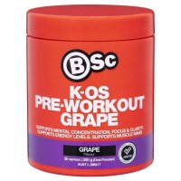 BSc K-OS 训练前粉 葡萄味 300g