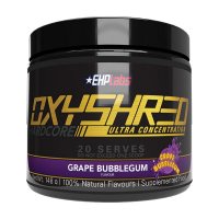 EHPLabs OxyShred Hardcore Ultra 冲饮粉 葡萄泡泡糖味 148g