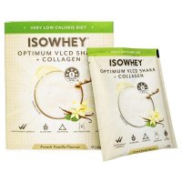 IsoWhey Optimum VLCD 胶原蛋白代餐奶昔 法式香草味 55g x 18袋
