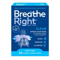 Breathe Right 通气鼻贴 透明款 大号 30 片