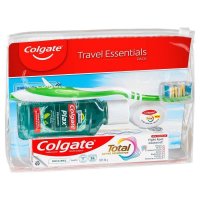 Colgate 高露洁 旅行口腔护理套装(牙刷+牙膏+漱口水+牙线+旅行袋)