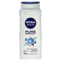 妮维雅男士 NIVEA MEN Pure Impact 三合一沐浴露 500ml