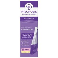 Pregnosis Midstream 5 Pregnancy Tests Value Pack
