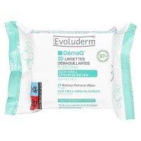 Evoluderm Demaq 清爽卸妆洁面湿巾 25片