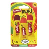Carmex 迷你挤压管润唇膏 3支装