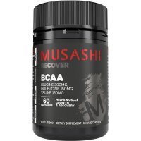 Musashi 武藏 Muscle Recovery BCAA 支链氨基酸胶囊 60粒