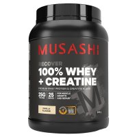 Musashi 武藏 100% 乳清蛋白+肌酸 香草 Vanilla 味 900g