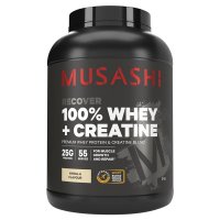 Musashi 武藏 100% 乳清蛋白+肌酸 香草 Vanilla 味 2kg