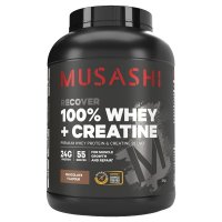 Musashi 100%乳清蛋白粉+肌酸 巧克力味 2kg