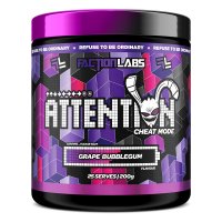 Faction Labs Attention Cheat Mode 训练前冲剂 葡萄泡泡糖味 200g