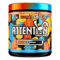 Faction Labs Attention Cheat Mode 训练前冲剂 蓝色芒果味 200g