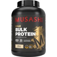 武藏 Musashi Bulk 增肌蛋白粉 香草味 2kg