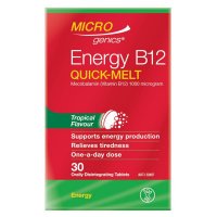 Microgenics 能量维生素B12 速溶片 热带水果味 30片