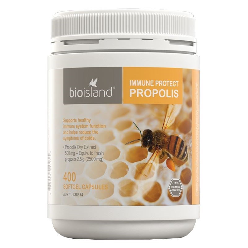 Bio Island  蜂胶胶囊增强免疫力 2500mg 400粒 