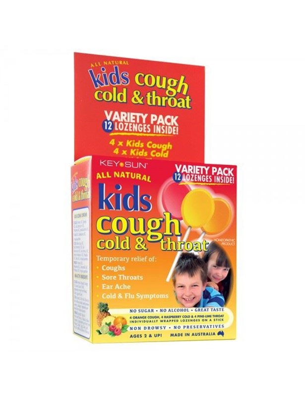 All Natural儿童止咳感冒棒棒糖 12支