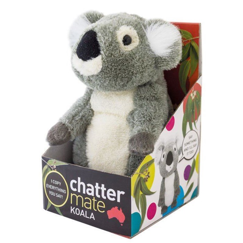 ChatterMate Kangaroo 会说话的考拉 会模仿说话的公仔毛绒玩具娃娃礼物