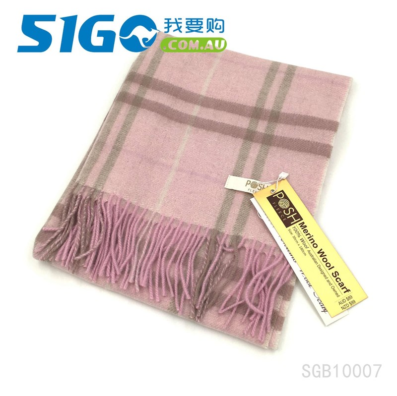 Posh  SGB10007 美利奴羊毛围巾  30*180cm