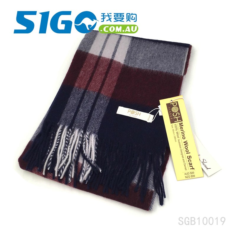 Posh SGB10019 美利奴羊毛围巾  30*180cm