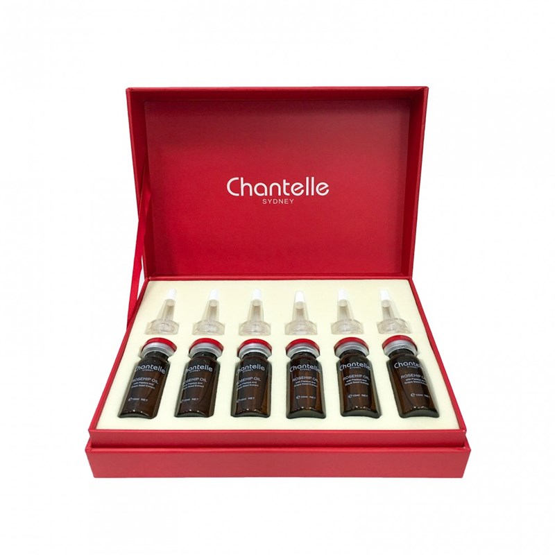 Chantelle 香娜露儿 玫瑰果油礼盒 10ml*6支装  EXP:2019年12月
