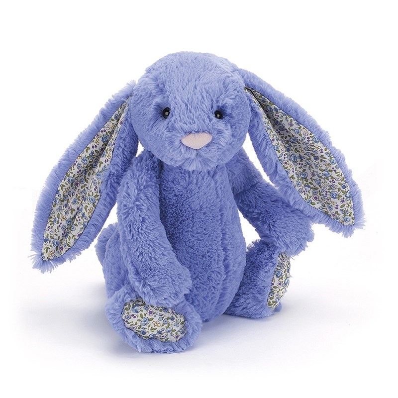 JellyCat 蓝紫碎花耳朵 中号M