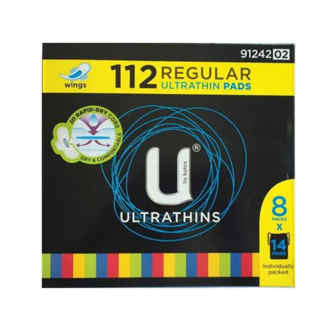 U By Kotex Pads U牌日用卫生巾 112片