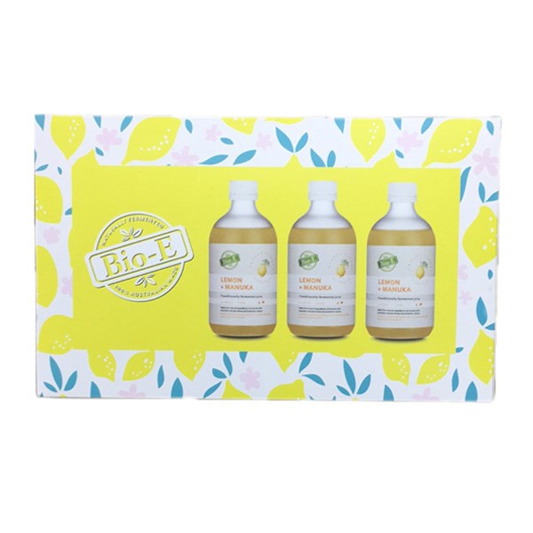 Bio-E柠檬酵素套装 内含3瓶酵素+1瓶蜂蜜.
