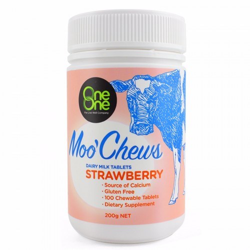 Oneone 乳钙奶片草莓味 100片