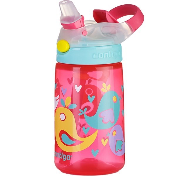Contigo康迪克 小发明家儿童吸管杯 卡通鸟 414ml