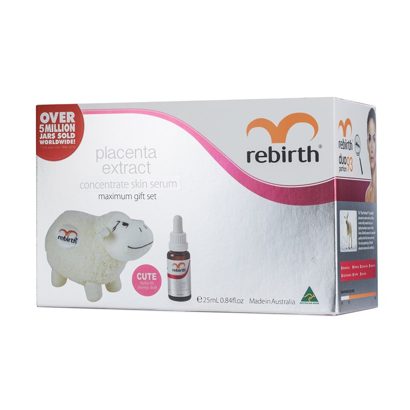 rebirth蕾葆丝 羊胎素精华 25ml 小羊玩偶套盒（2021/08）