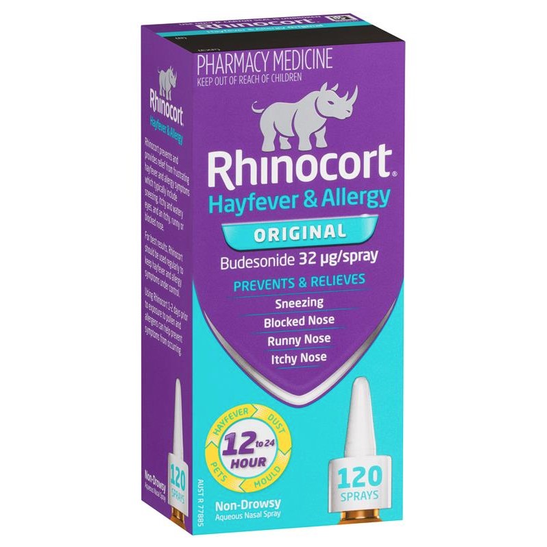 缺货【免费送】Rhinocort Hay 小犀牛鼻炎喷雾剂 120喷 原价$15（2022/06/30）