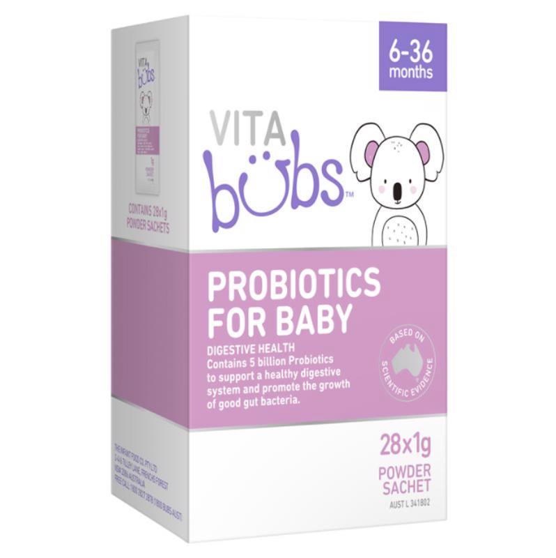 【特价】Vita Bubs 宝宝消化健康益生菌 6-36月 28 x 1g sa (2022/9)