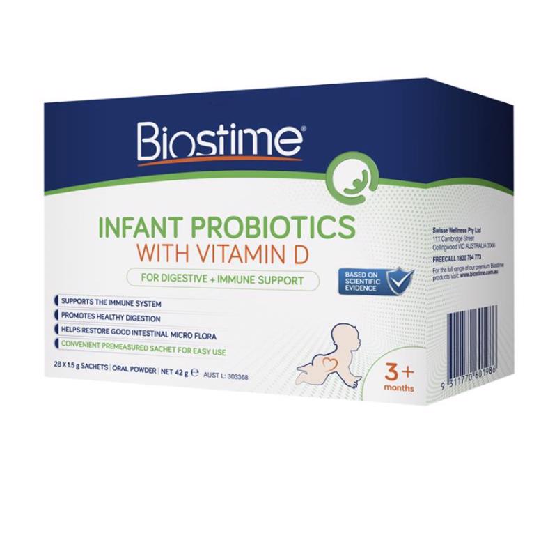 【Swisse任意三件包邮】Swisse Biostime 婴幼儿童益生菌粉（保质期2021年9月）