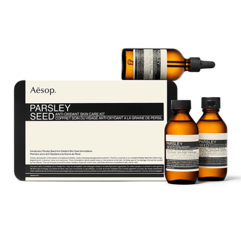 Aesop 伊索 香芹籽抗氧化护肤套装 洁面露+活肤调理液+抗氧化精华