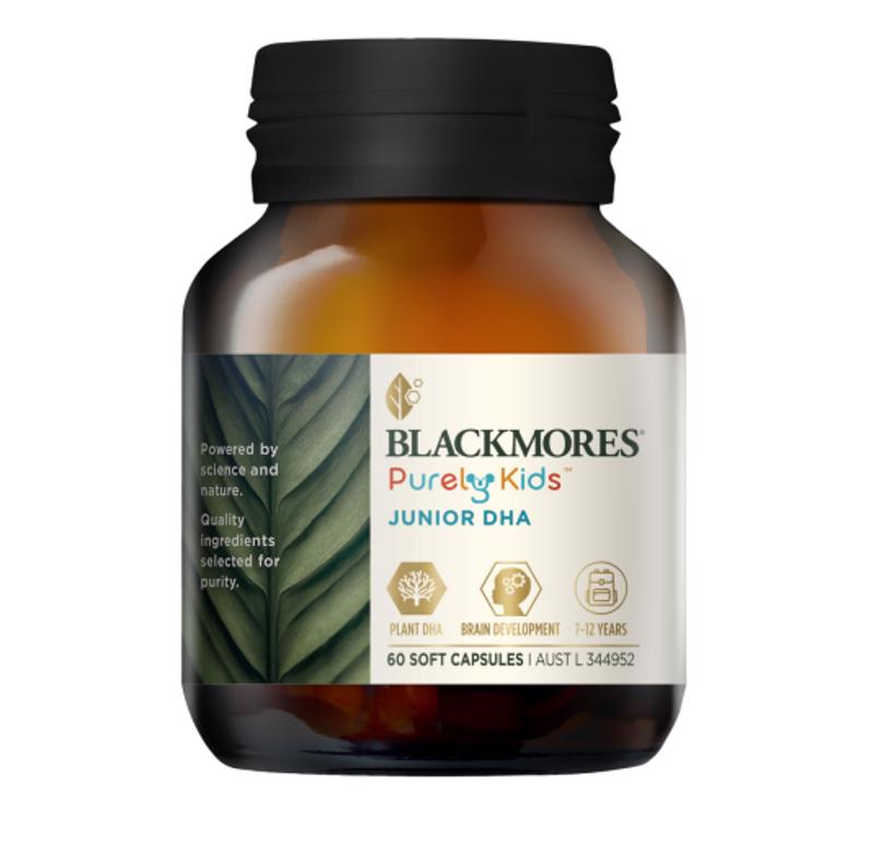 Blackmores 学生青少年脑动力海藻油DHA 60粒 （7-12岁） 