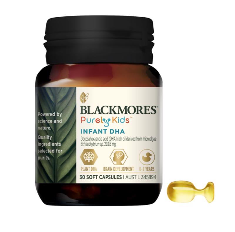 Blackmores 婴幼儿脑动力海藻油DHA 30粒 （2周-2岁） 