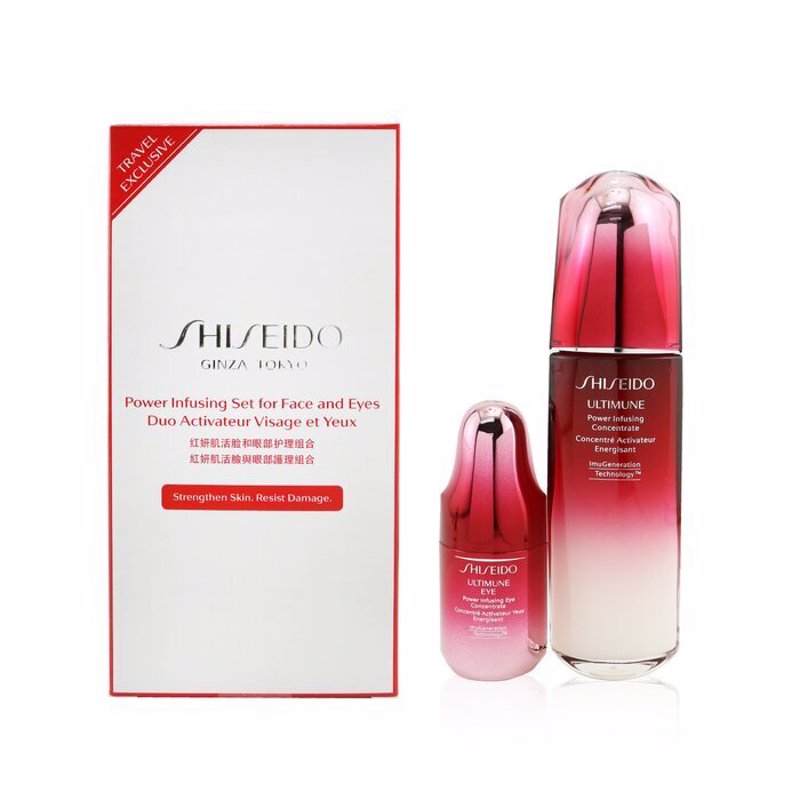 Shiseido 日本资生堂红妍肌活套装 红腰子脸部精华100ml+眼部精华15ml (送气柱打包）