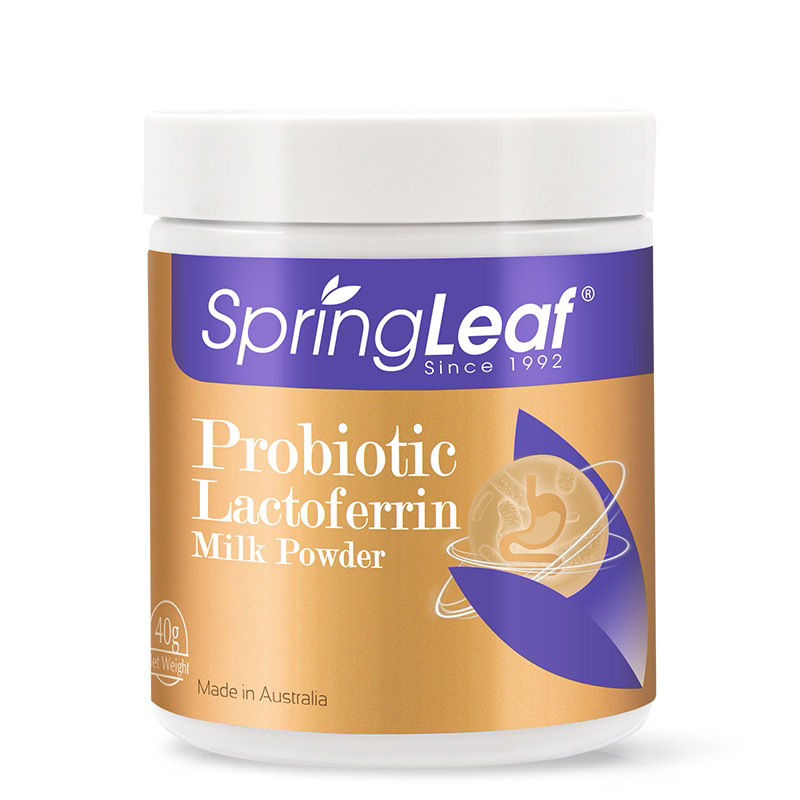 【特价】SpringLeaf 绿芙 乳铁蛋白粉 含益生菌活性易吸收 40g（2023/2/28）