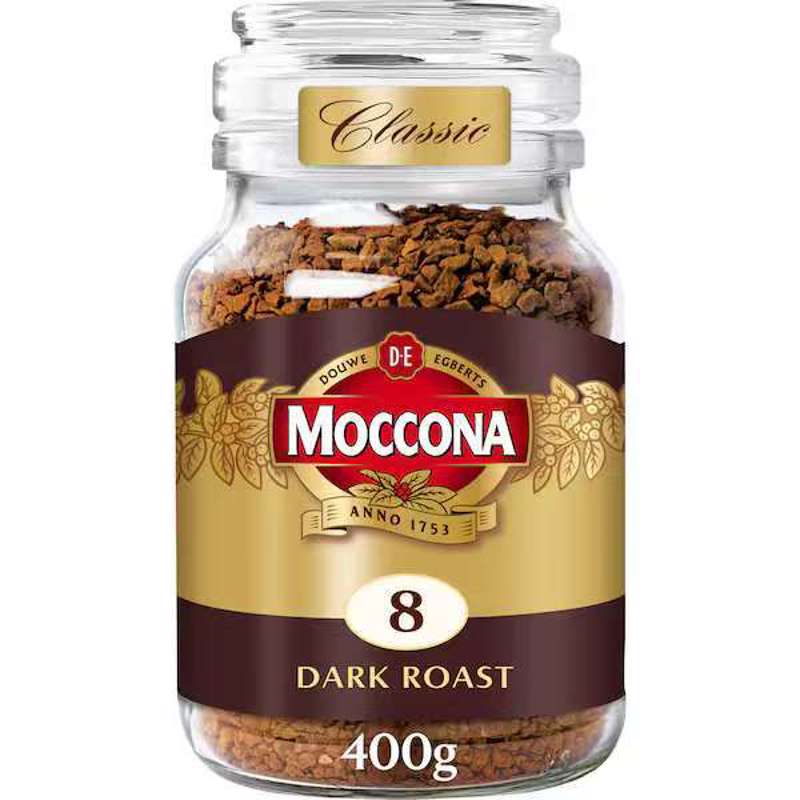 摩可纳moccona咖啡 经典8号深度烘焙速溶咖啡 400g