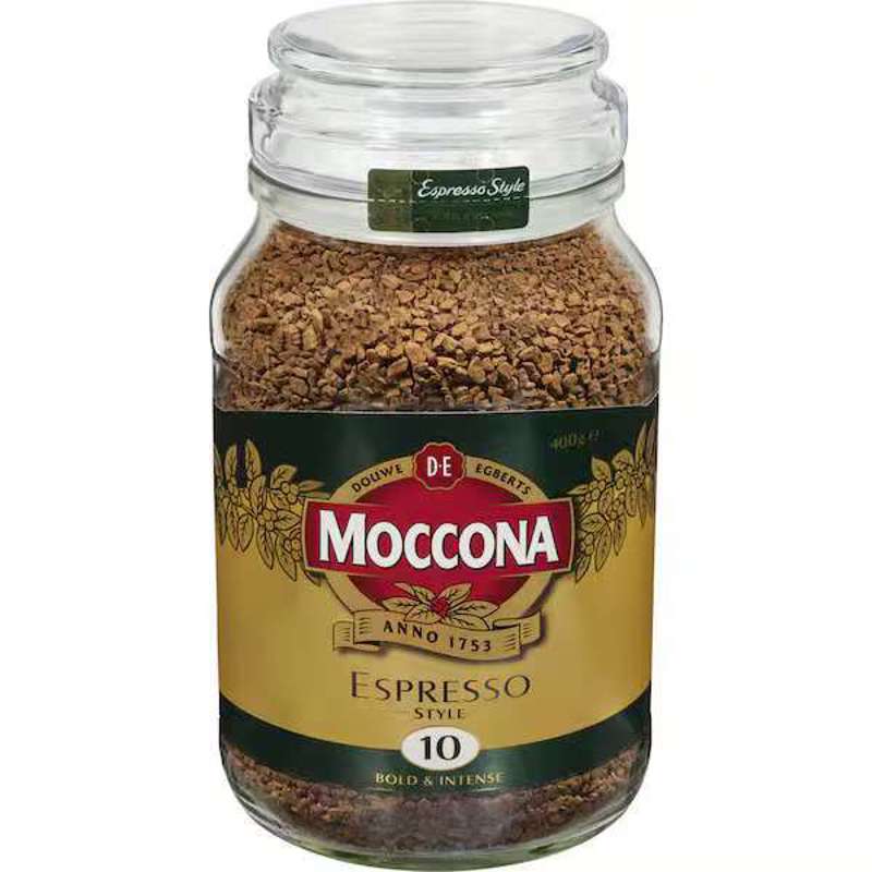 摩可纳moccona咖啡 意式浓缩10号深度烘焙速溶咖啡 400g
