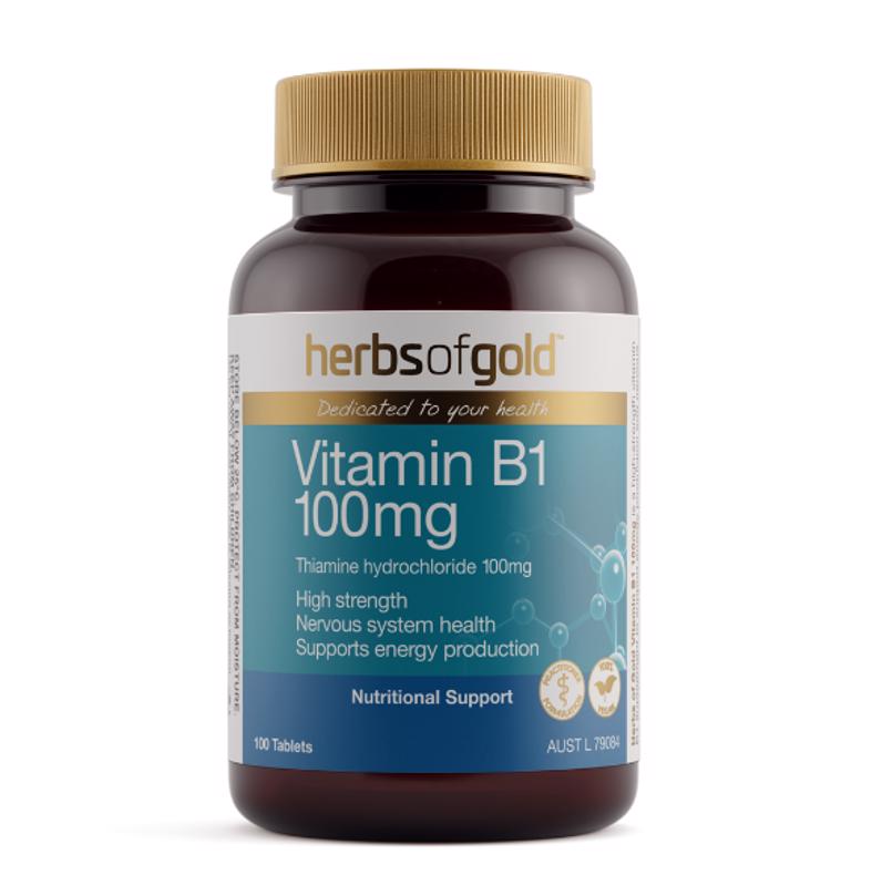 Herbs of Gold 维生素B1 100粒