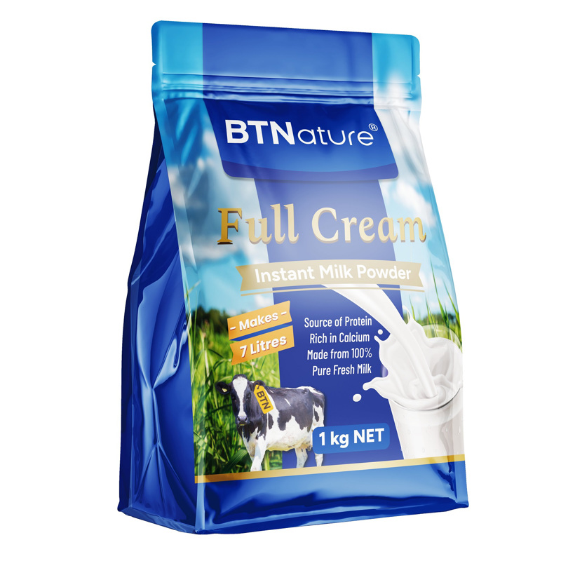 BTNature贝特恩速溶袋装全脂奶粉1kg