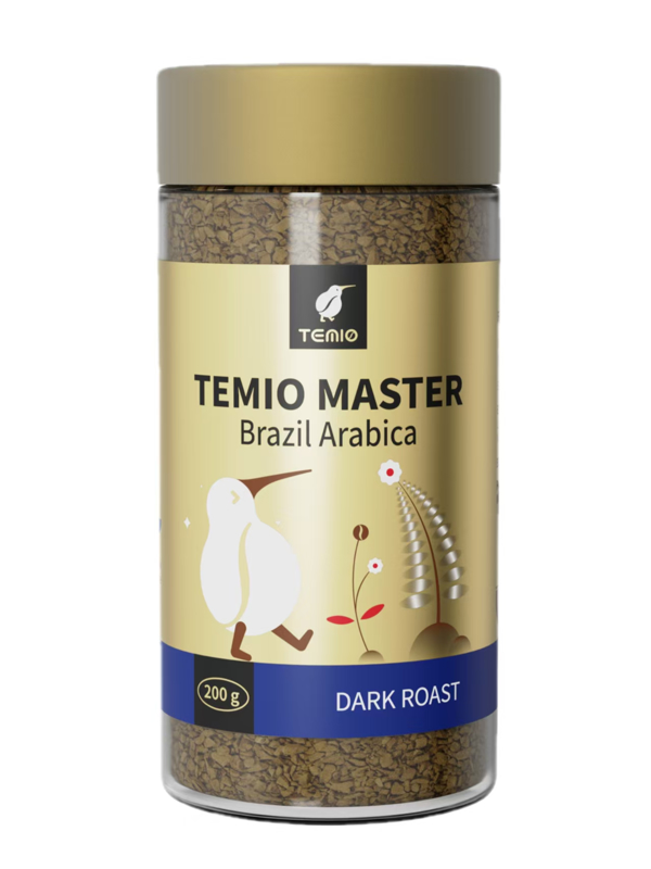 Temio 巴西阿拉比卡豆 深度烘焙 冻干咖啡 200g