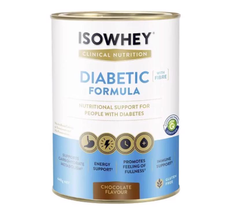 ISOWHEY糖尿病乳清蛋白营养粉巧克力味 640g