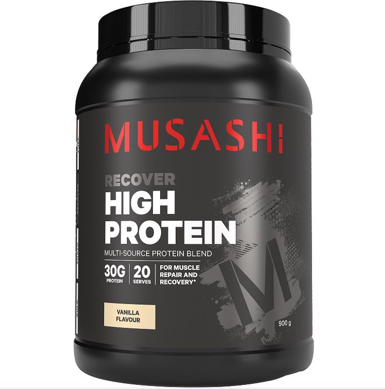 Musashi 高浓蛋白粉香草味 900g
